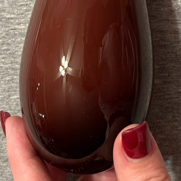 Art Glass Hand Blown Murano Style Purple Eggplant - Picture 7 of 11